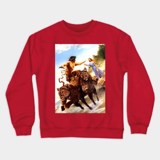 Dionysus Tiger Crewneck Sweatshirt